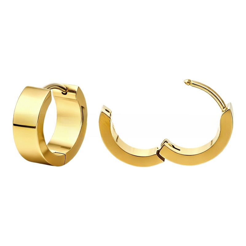 G23 Titanium Alloy Hinged Segment Ear Cuff Cartilage Piercing Jewelry teemdrop