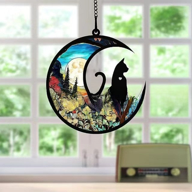 Dog Cat Window Hanging Ornament Personalized Gift