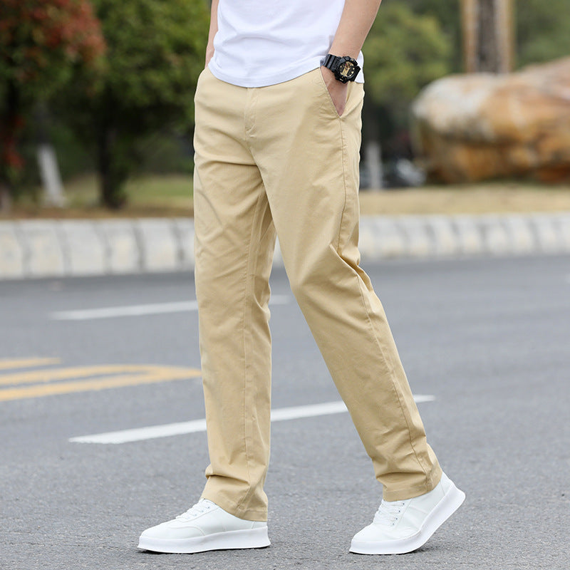Men's Straight-Leg Stretch Casual Business Pants teemdrop
