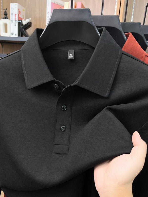 Mens Long Sleeve Polo Shirt