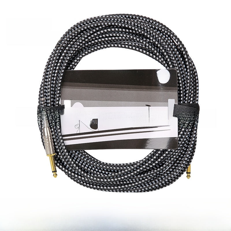 Braided Noise Reduction Guitar Instrument Cable