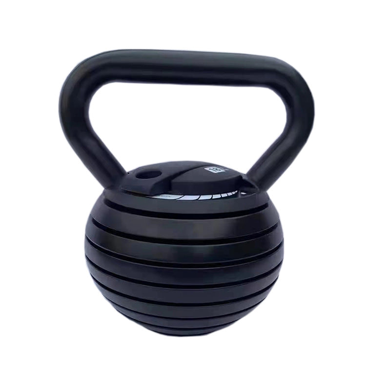 Solid hand-held kettlebell