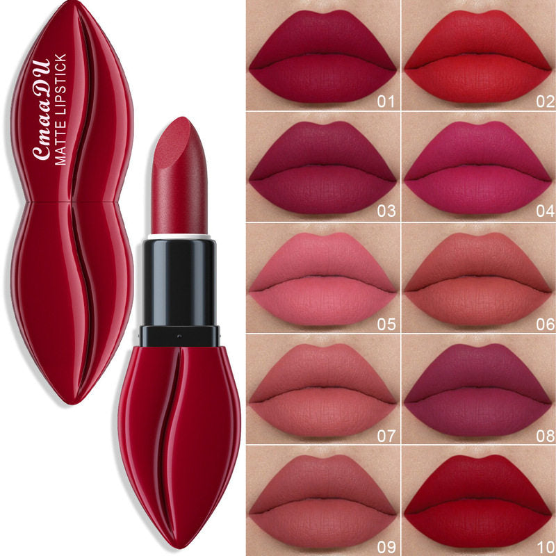 Matte Lipstick Matte Velvet is not easy to remove makeup