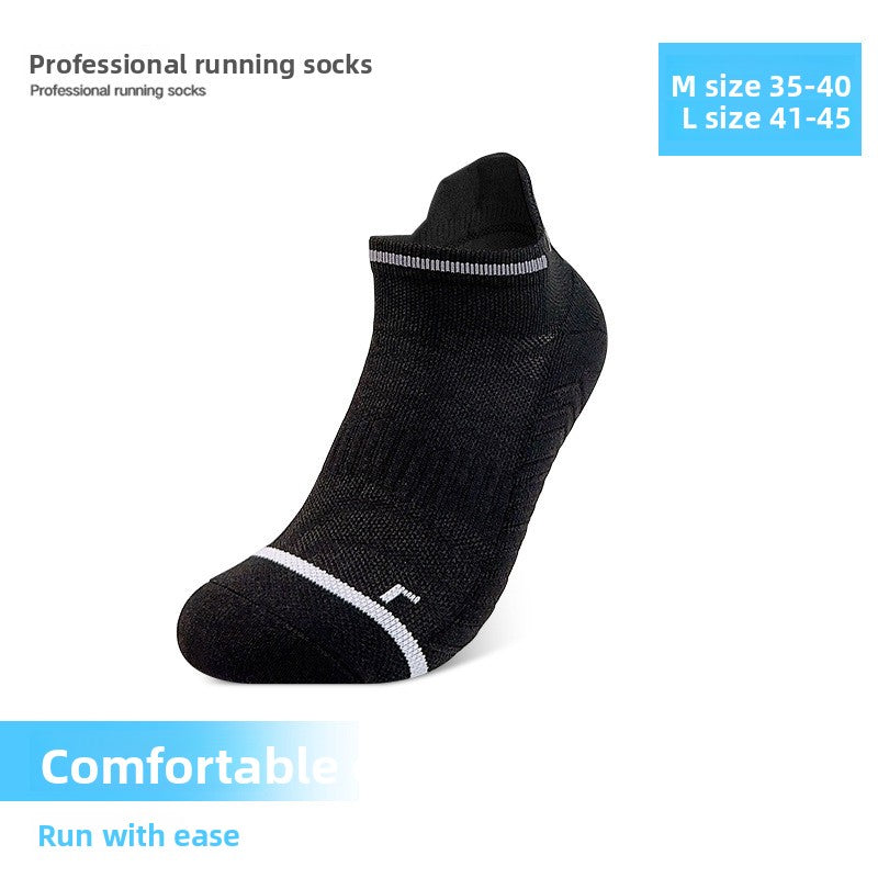 Unisex Quick-Dry Cushioned Towel-Bottom Running Socks teemdrop