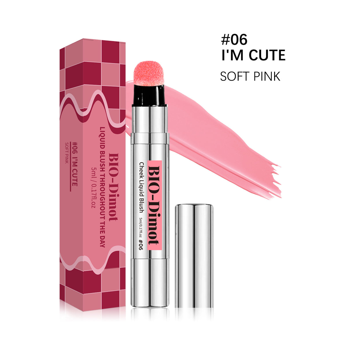 Natural Finish Waterproof Liquid Blush teemdrop