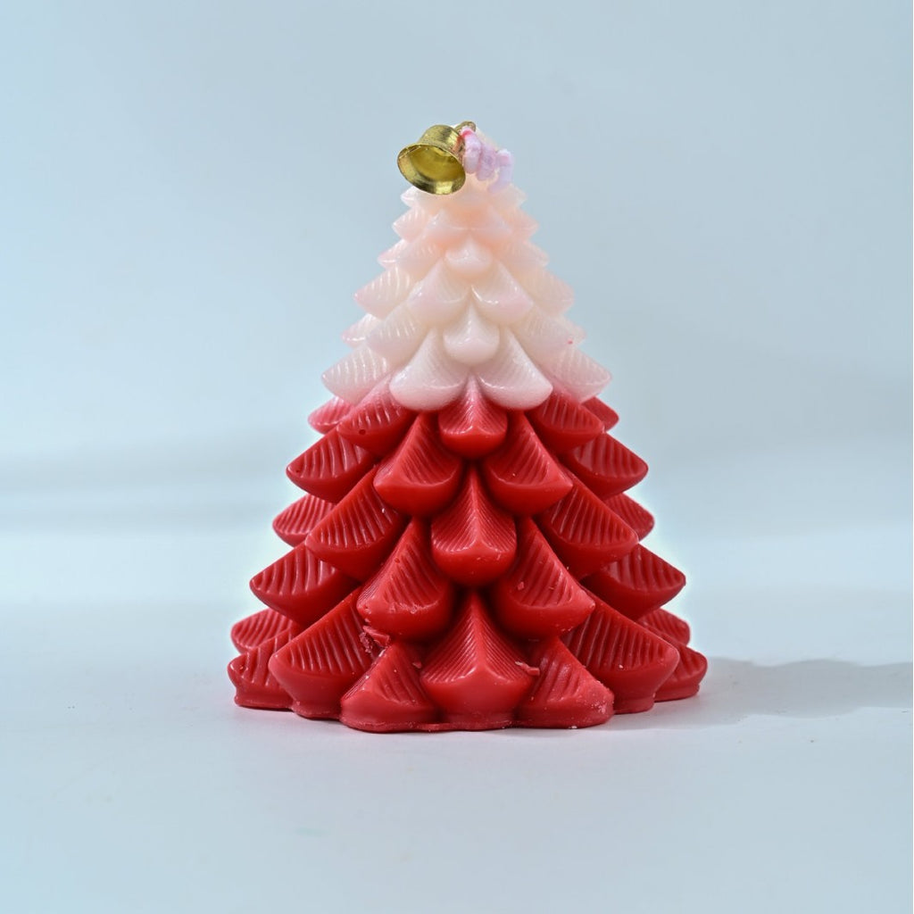Handmade Christmas Tree Scented Candle Novelty Holiday Gift Box Set teemdrop