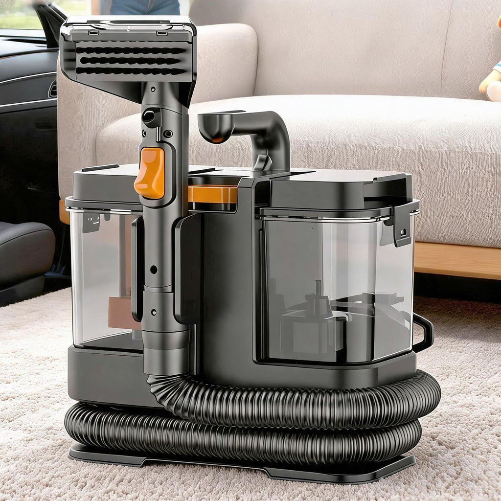 Portable carpet cleaning machine