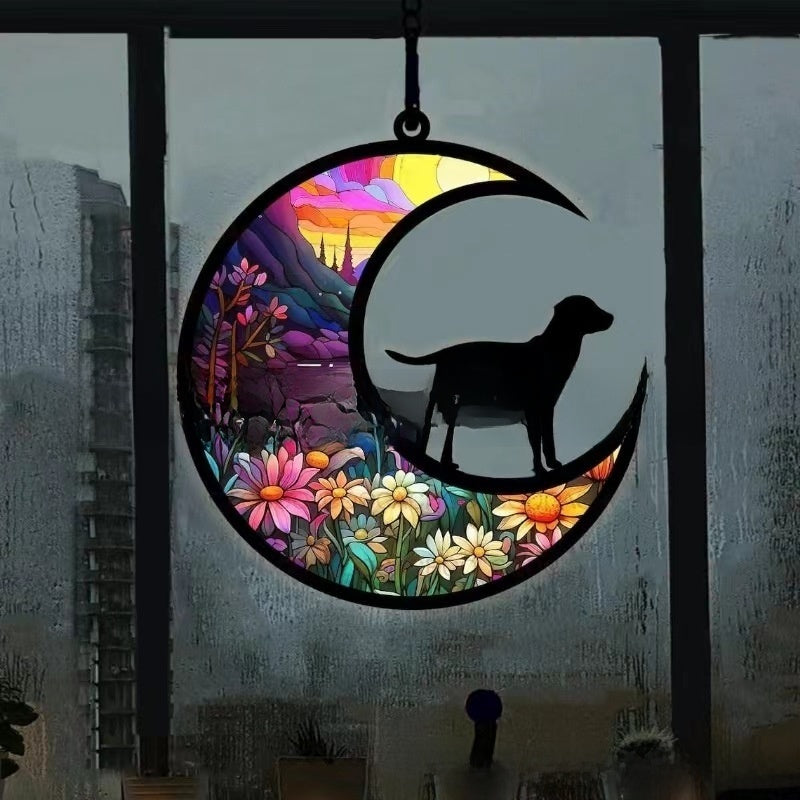 Dog Cat Window Hanging Ornament Personalized Gift