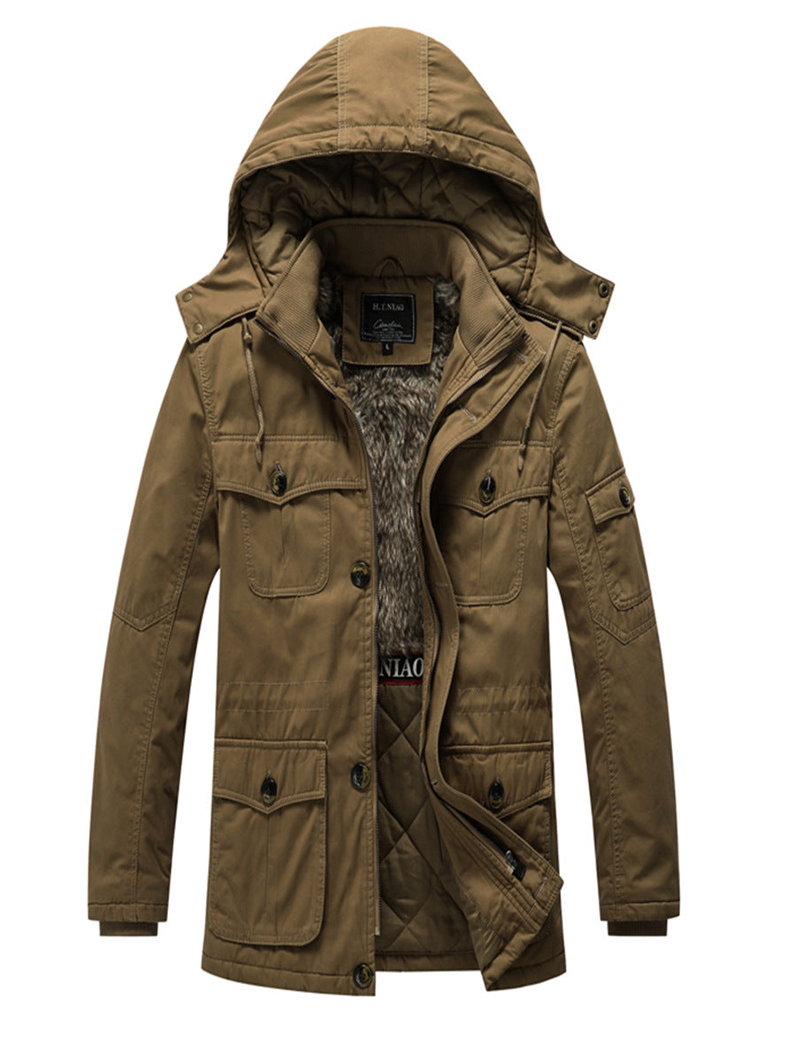 Winter Fleece Lined Mens Work Jacket