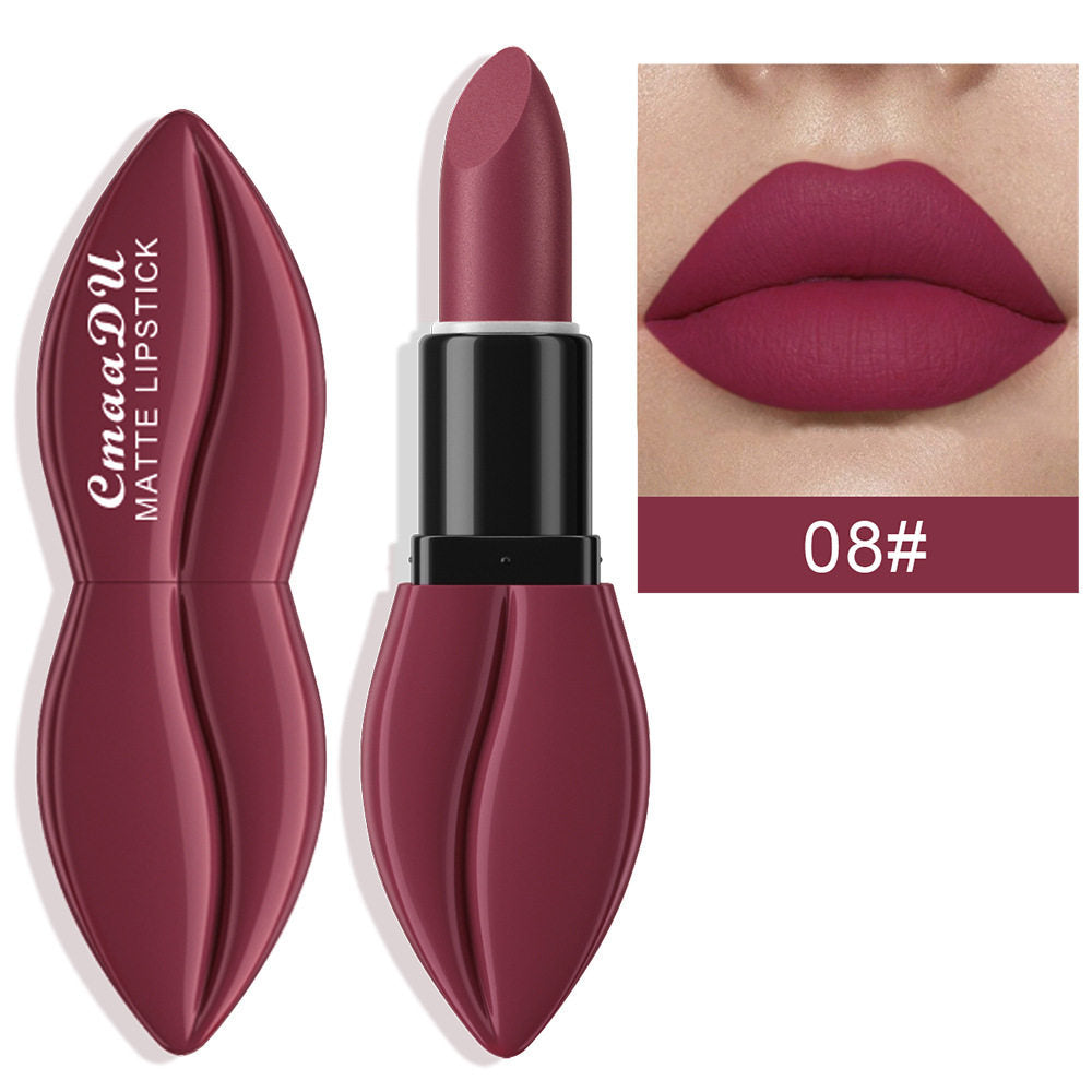 Matte Lipstick Matte Velvet is not easy to remove makeup