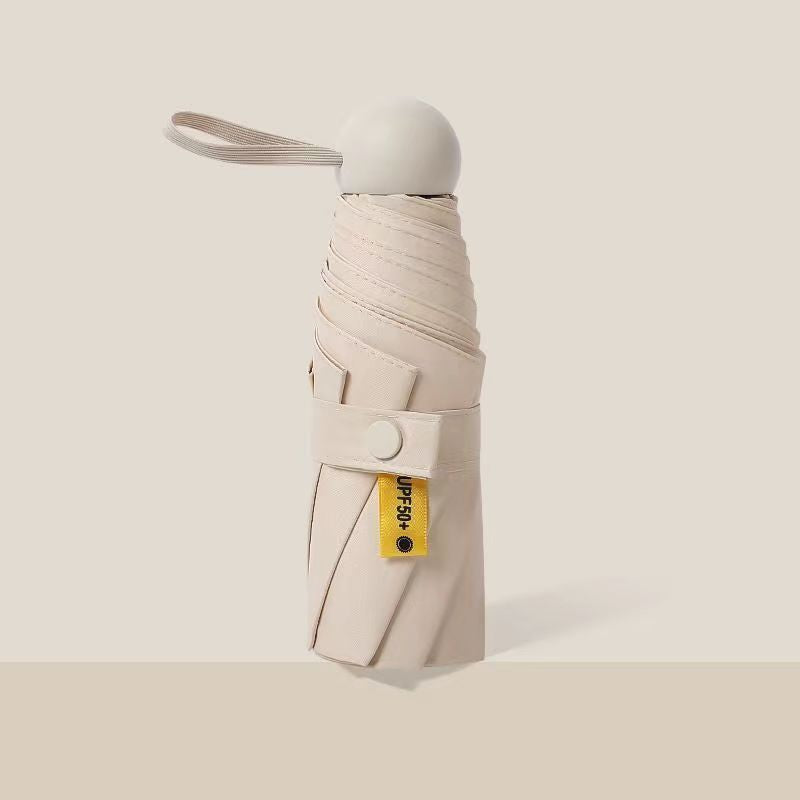 Compact Folding Umbrella with Sun Protection
