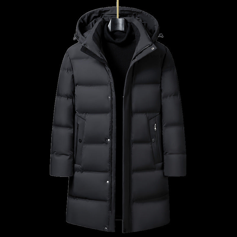 Men's Anti-Velvet Lined Hat Craft Down Jacket teemdrop