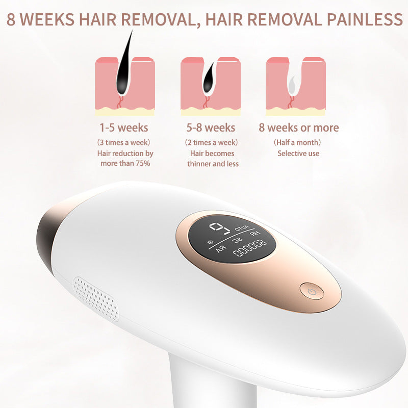 IPL Hair Removal Device with Ice Cooling Function for Women Men