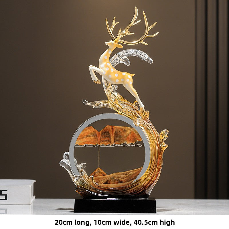 Fuluo Double Arrival Lucky Deer Huacu Set teemdrop