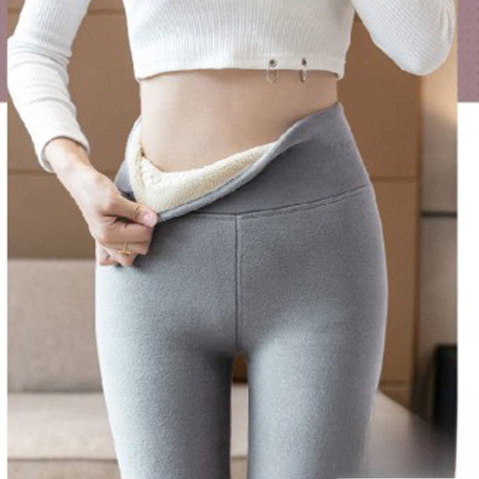 Velvet High Waist Leggings for Women