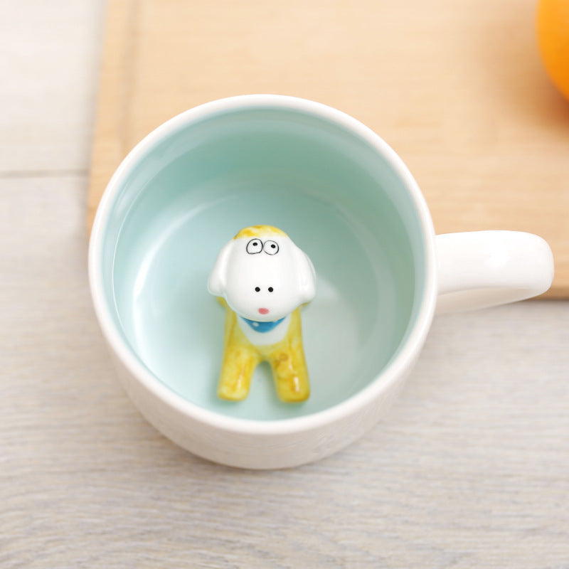Creative 3D Animal Ceramic Mug
