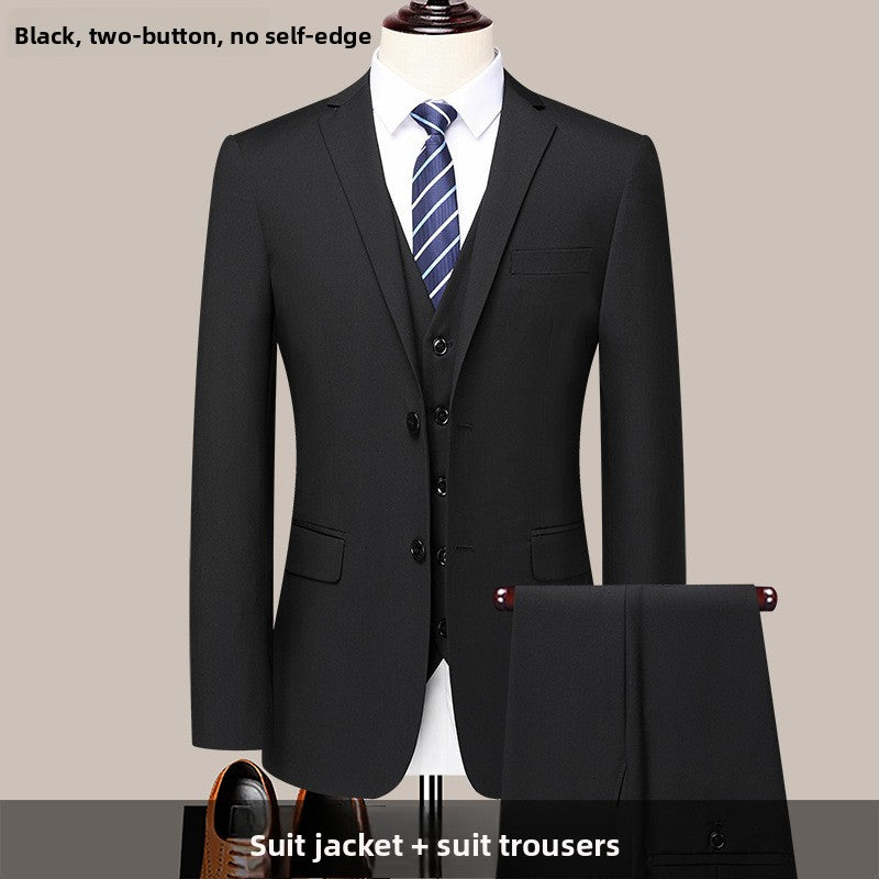 Men Slim Fit Notch Lapel Suit teemdrop