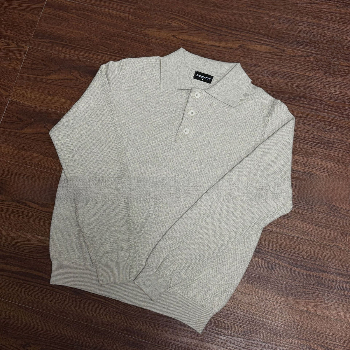 Men's lapel sweater teemdrop