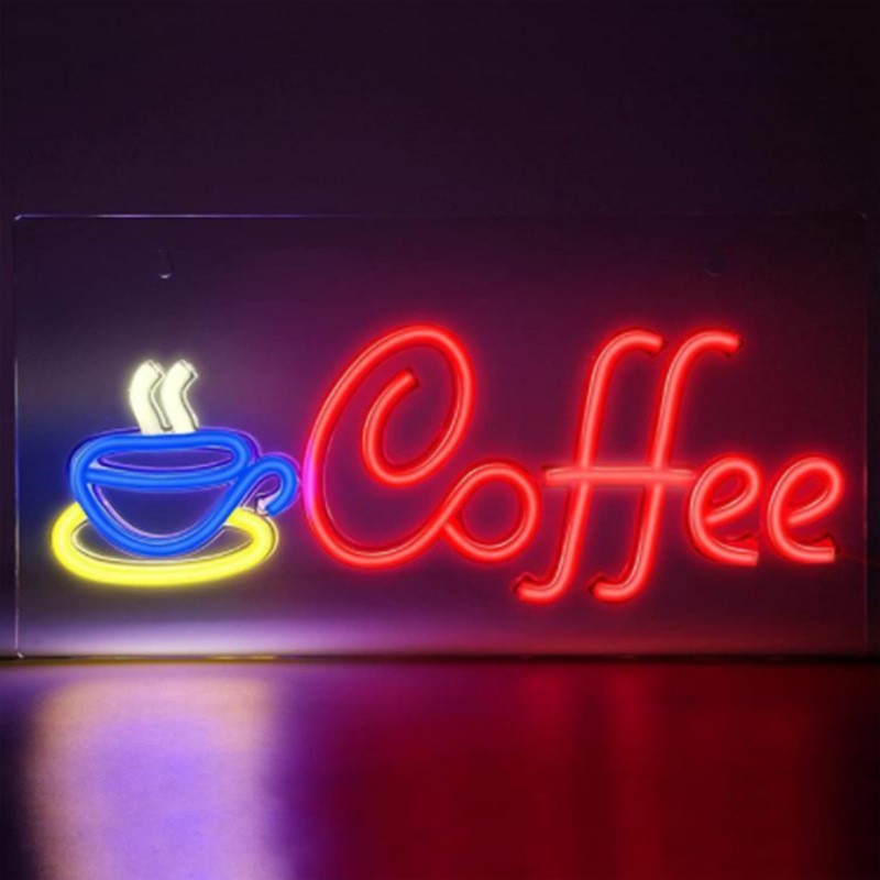 USB Powered LED Neon Light Bar Cafe Bar Home Party Wall Hanging Decorative Lamp teemdrop