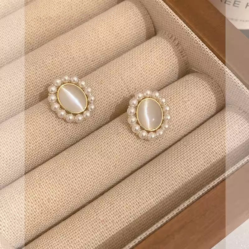 Korean Style Geometric Alloy Earrings