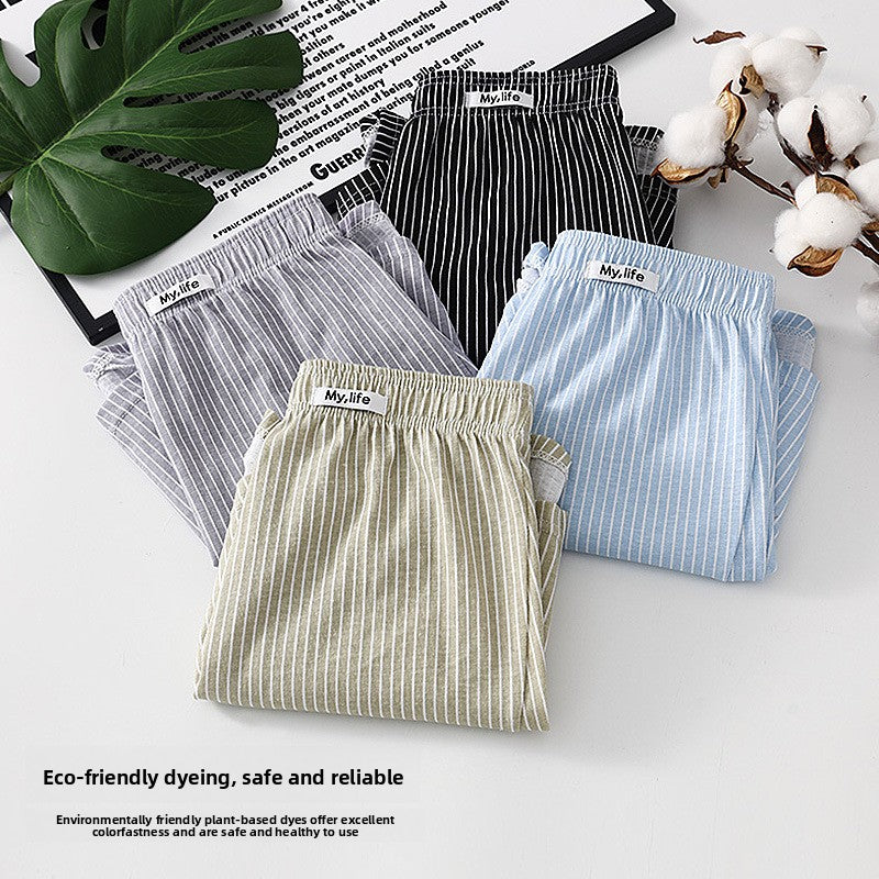 Men 100% Cotton Breathable Antibacterial Boxer Shorts teemdrop