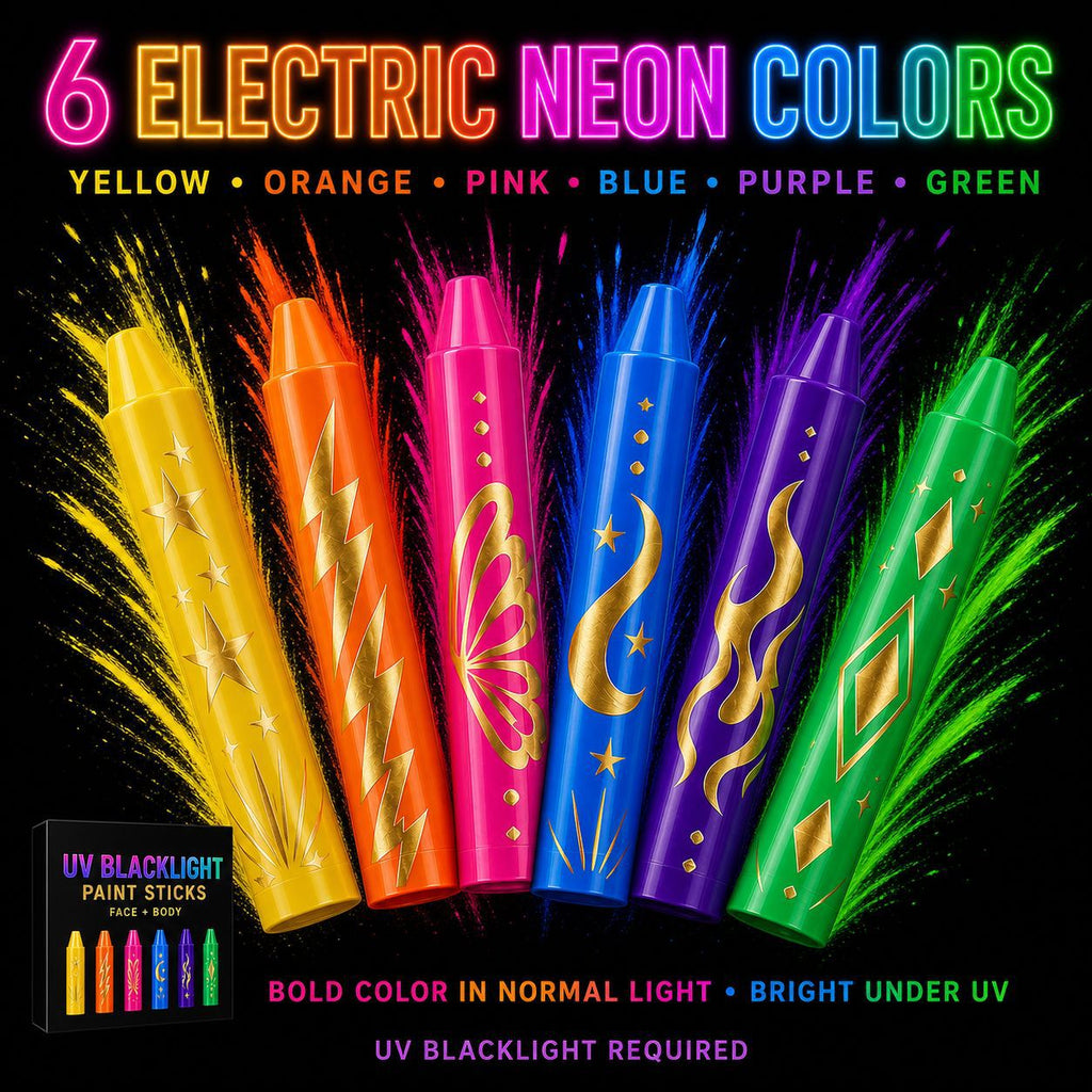 UV Fluorescent Face Paint Crayon