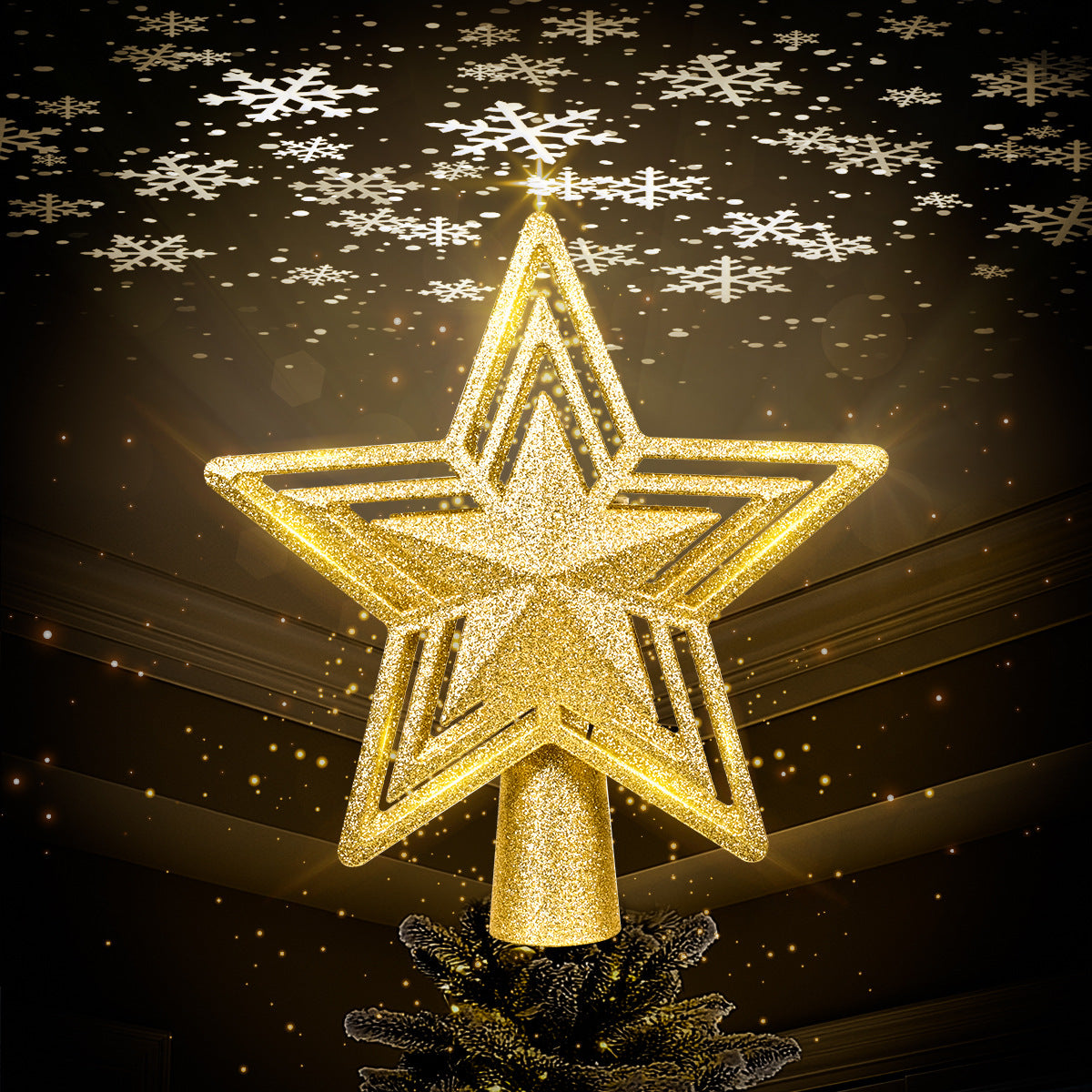 Christmas Tree Star Topper Decoration