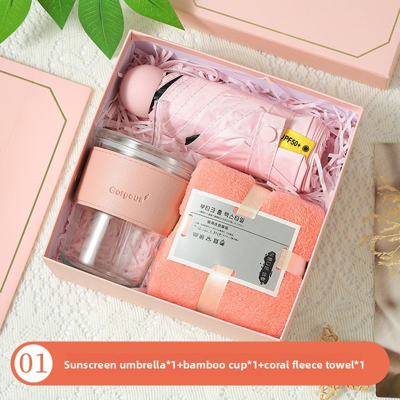 Ceramic Business Gift Box Set Combination