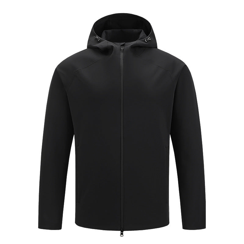 Synthetic fiber hiking jacket teemdrop