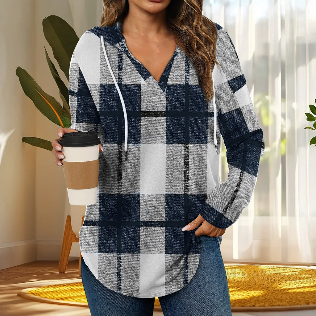 Winter and autumn hooded pullover sweater