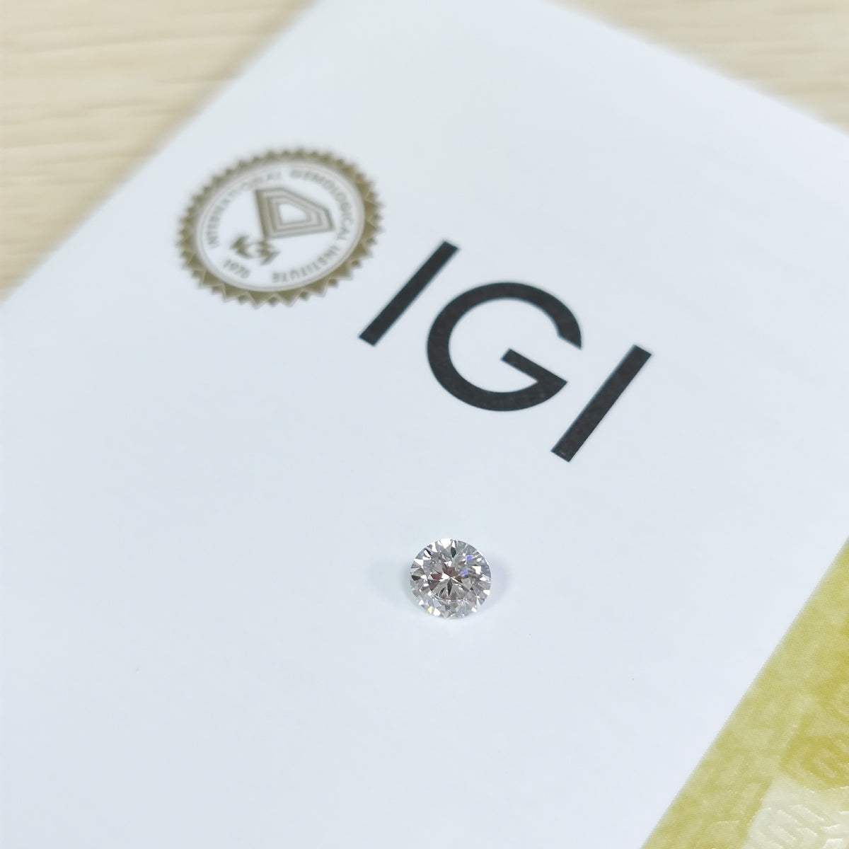 IGI Certified Lab Grown Diamond CVD HPHT Loose Stone