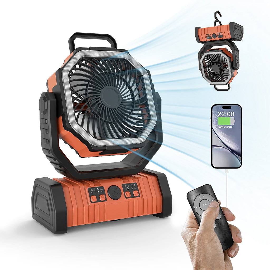 Portable Rechargeable Magnetic Water Mist Fan teemdrop