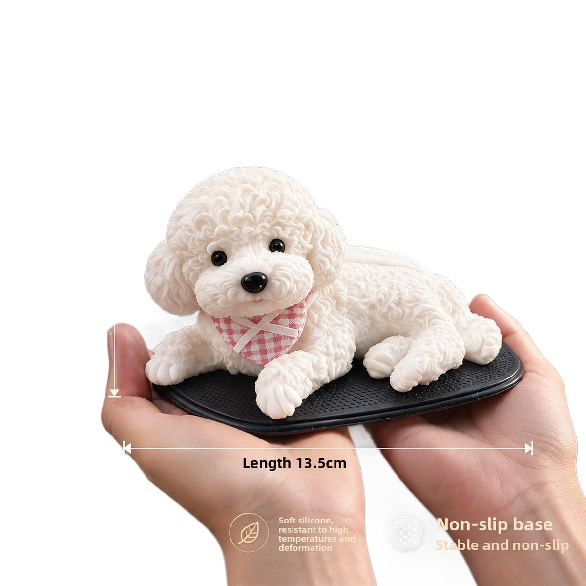 Cartoon Teddy Bear Silicone Anti-Slip Dashboard Ornament teemdrop