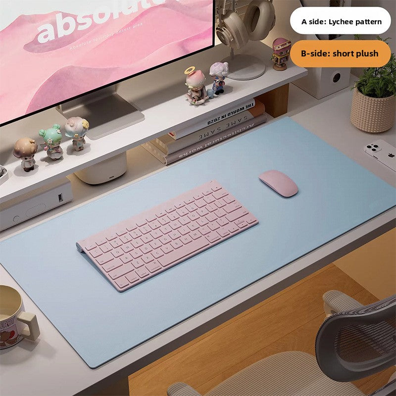 Waterproof Double-Sided PU Leather Desk Mat
