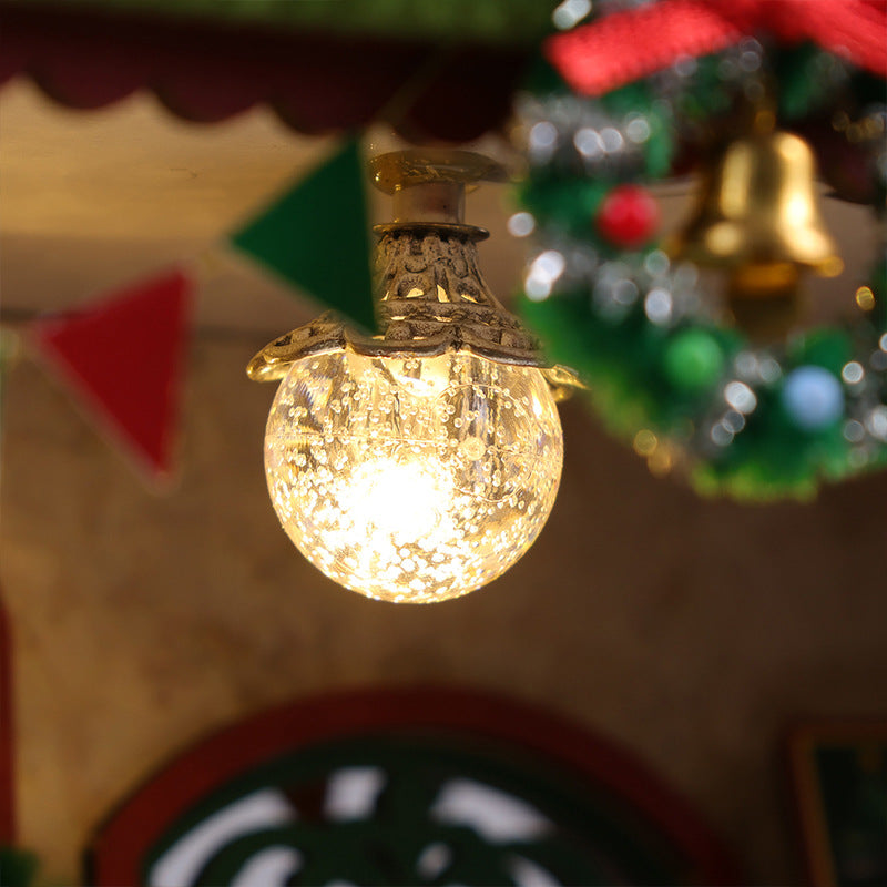 DIY Wooden Christmas House Ornament