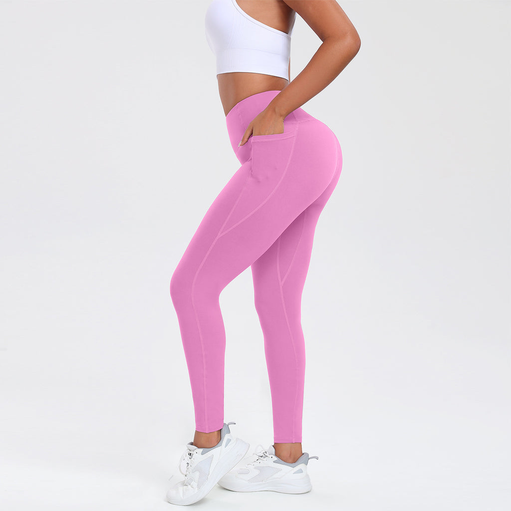 breathable high-waisted tummy-reducing sports fitness yoga pants teemdrop