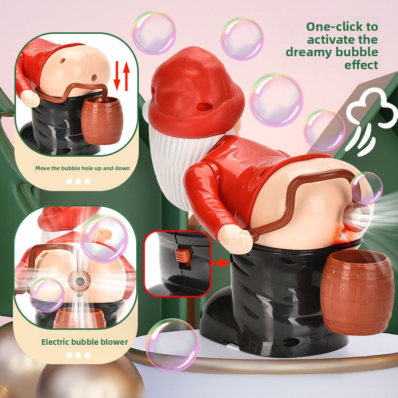 Electric Santa Bubble Machine