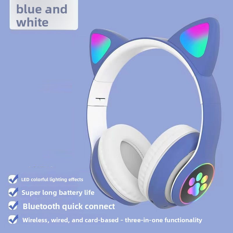 Glowing Cat Ear Headphones