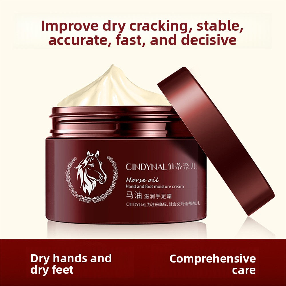 Horse Oil Moisturizing Hand and Foot Cream