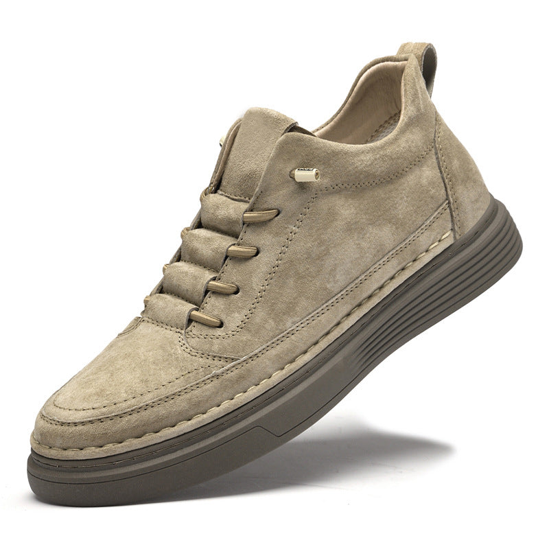 Genuine leather casual shoes teemdrop