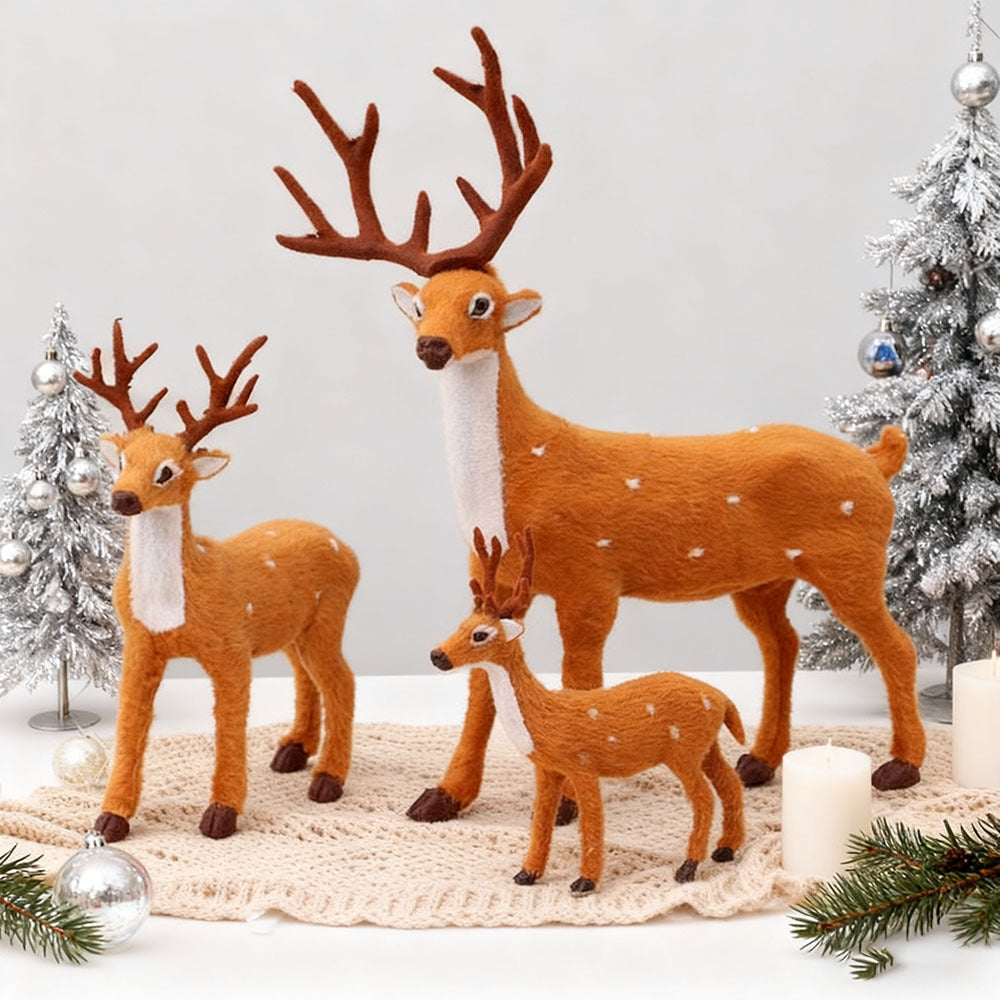 Christmas reindeer figurine