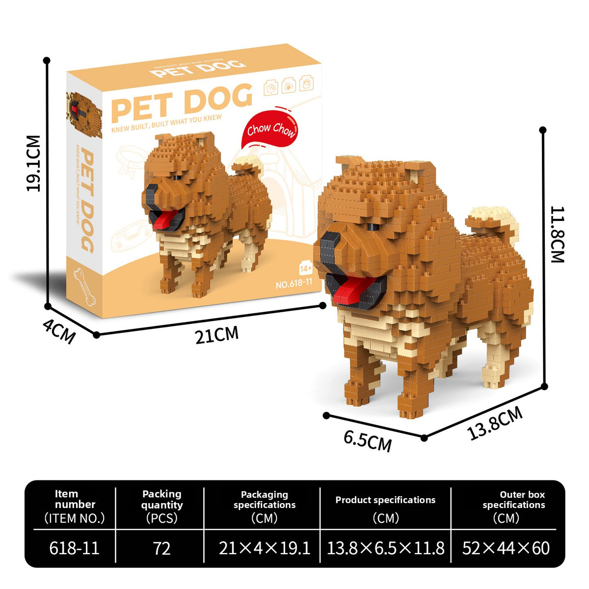 Dog Breed Building Block teemdrop