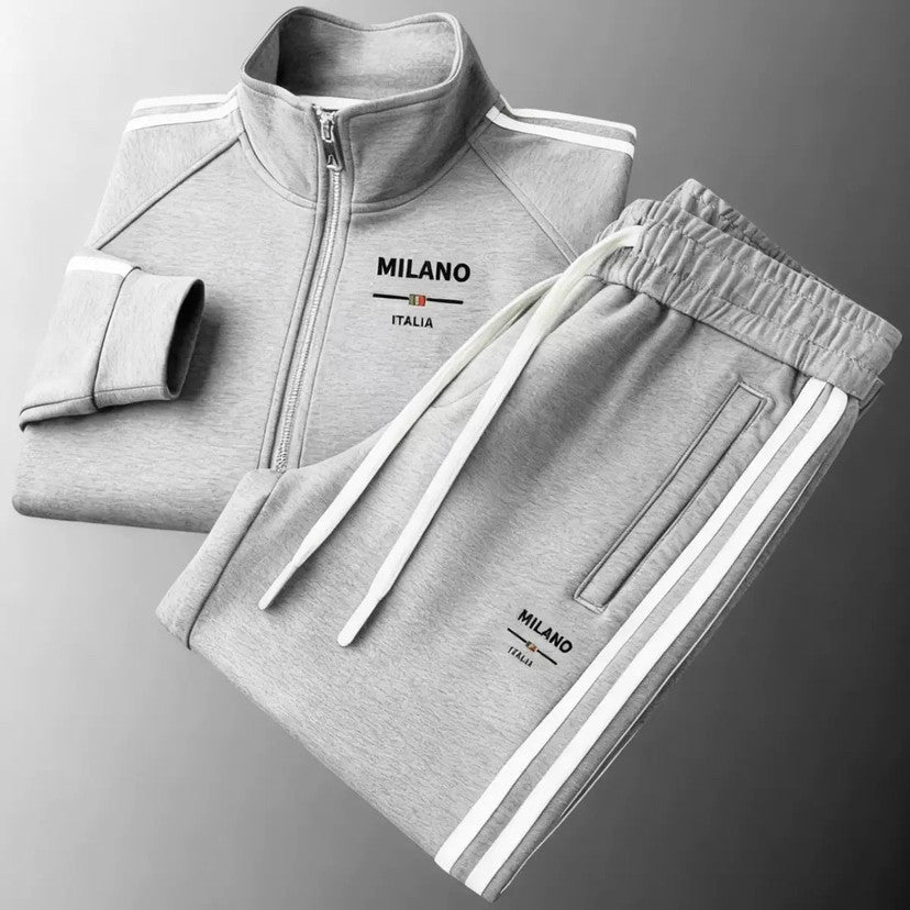 Mens Zip Up Jacket and Pants Set