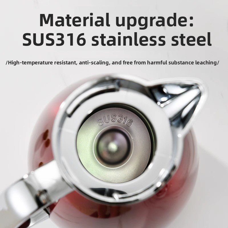 European Style Stainless Steel Vacuum Insulated Kettle teemdrop