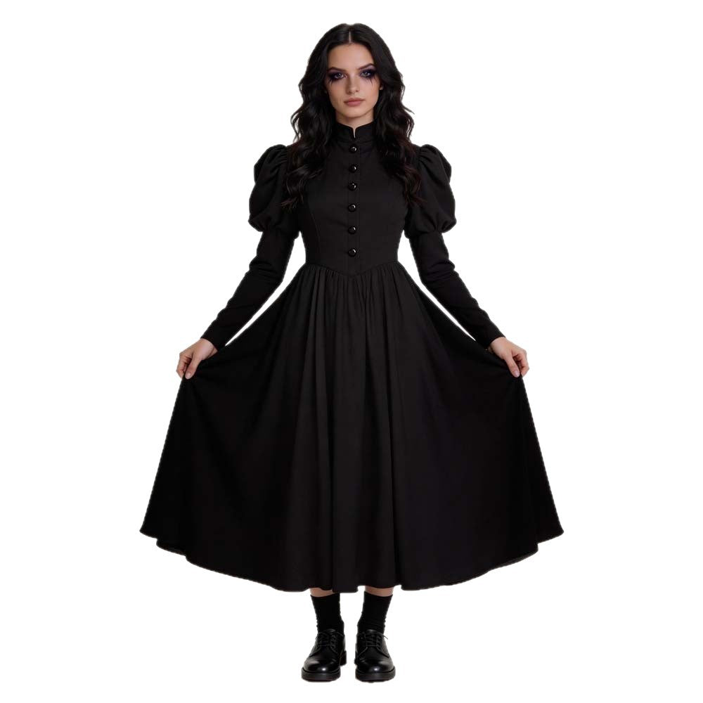 Vintage court-style long dress