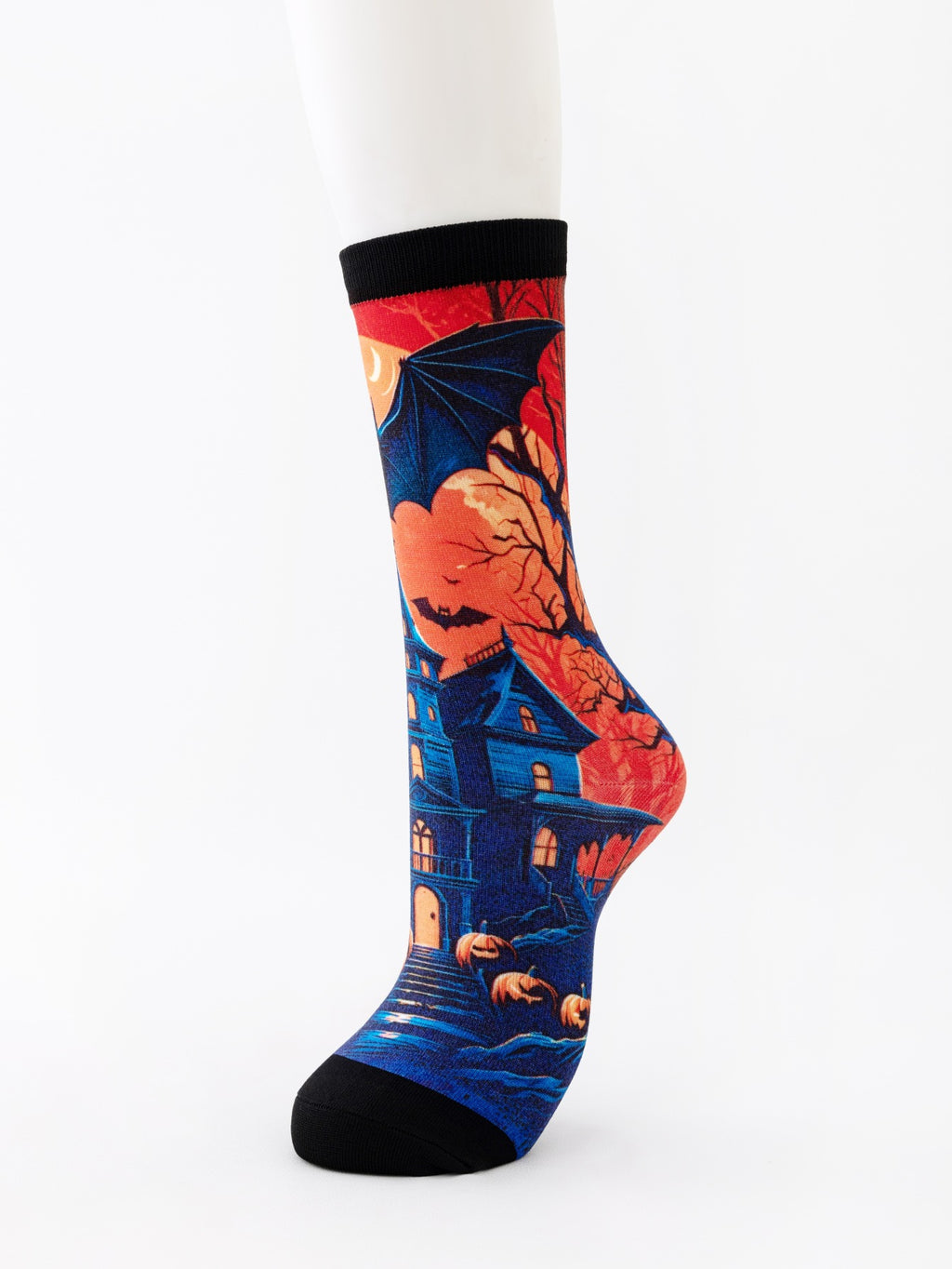 Halloween Print Mid-Calf Casual Socks