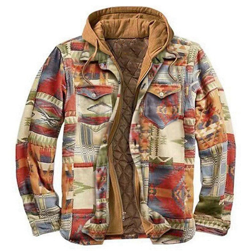 Men's Thickened Hooded Jacket teemdrop