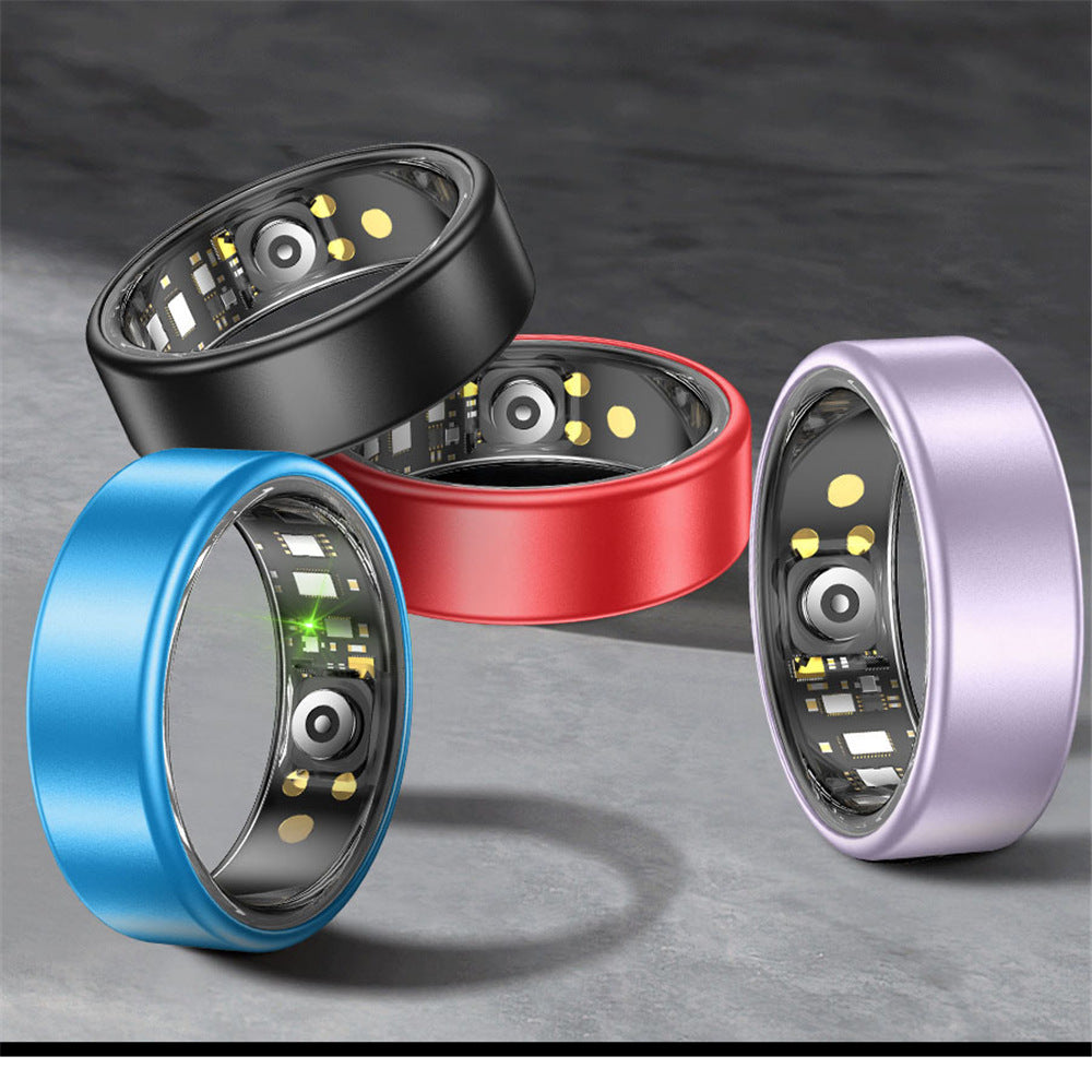 Smart Ring Health Tracker with Bluetooth Camera Control teemdrop