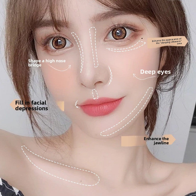 Minshzee Dual-Ended Liquid Contour and Highlighter Stick teemdrop