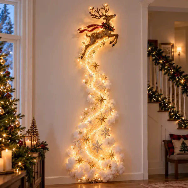 DIY Christmas Magic Trail LED Wall Light